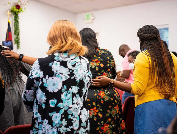 Picture of church congregation
